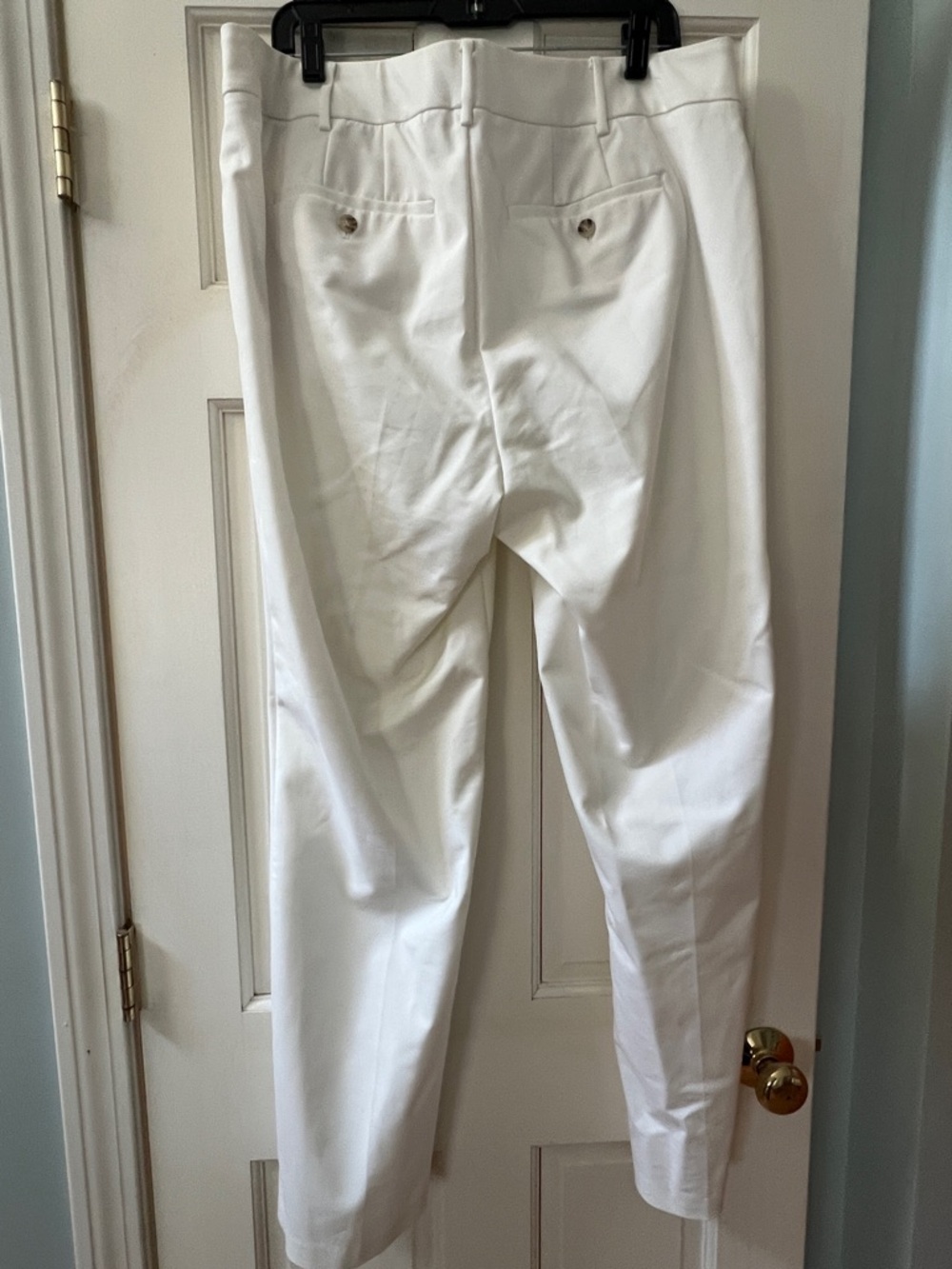 Eloquii Crisp White High-Waist Dress Pants - Picture 4 of 4